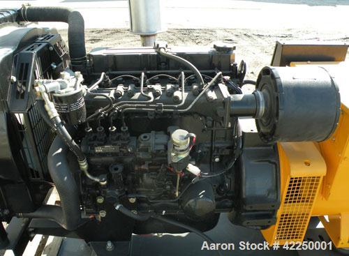 Used Mitsubishi/SDMO 30 kW Diesel Genset, 1/60/120/240V. SDMO M 150, type TM30M, SN-AVP86621-02G/1629470-07. 125 Amp. 1 hr. Yr 1999. Load bank tested at full load for 1 hour 4/9/2010.
