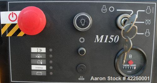 Used Mitsubishi/SDMO 30 kW Diesel Genset, 1/60/120/240V. SDMO M 150, type TM30M, SN-AVP86621-02G/1629470-07. 125 Amp. 1 hr. Yr 1999. Load bank tested at full load for 1 hour 4/9/2010.