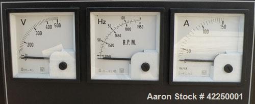 Used Mitsubishi/SDMO 30 kW Diesel Genset, 1/60/120/240V. SDMO M 150, type TM30M, SN-AVP86621-02G/1629470-07. 125 Amp. 1 hr. Yr 1999. Load bank tested at full load for 1 hour 4/9/2010.