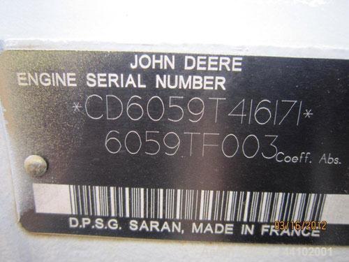 Used Detroit Diesel Spectrum 95 kW diesel generator set, Model 100 D8J, SN-0699814. John Deere model 6059TF003 engine SN-CD6059T416171. 1/60/120/240V. 400 Amp main-line circuit breaker. Battery charg...