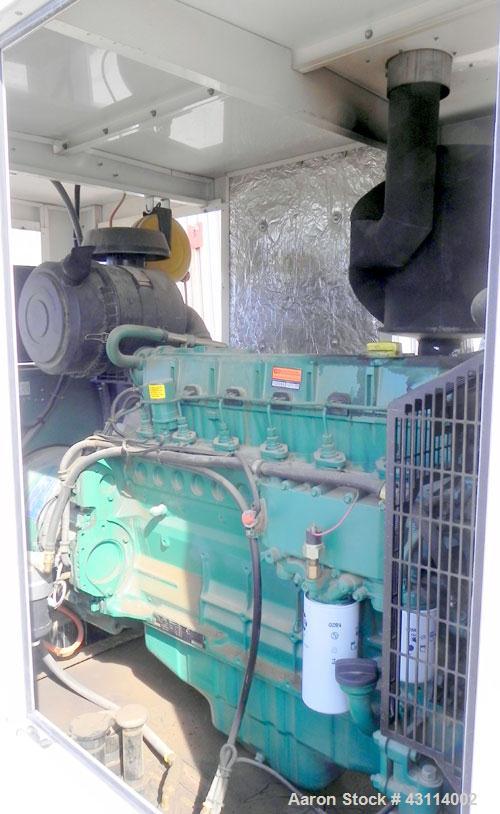 Used MQ Power 115kW standby (104kW prime) diesel generator set. MQ model KD115. Volvo engine model TD 720 GE, SN-5300669869. Generator model 363PSI1607, SN- LM-379211-1202, 3/60/120/208/277-480V, vol...