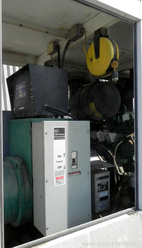 Used MQ Power 115kW standby (104kW prime) diesel generator set. MQ model KD115. Volvo engine model TD 720 GE, SN-5300669869. Generator model 363PSI1607, SN- LM-379211-1202, 3/60/120/208/277-480V, vol...