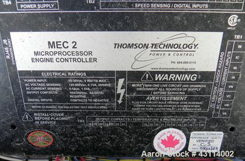 Used MQ Power 115kW standby (104kW prime) diesel generator set. MQ model KD115. Volvo engine model TD 720 GE, SN-5300669869. Generator model 363PSI1607, SN- LM-379211-1202, 3/60/120/208/277-480V, vol...