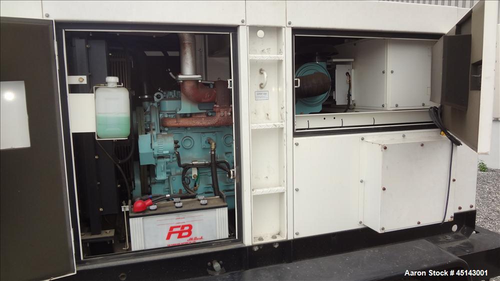 Used MQ / Multiquip 158kW standby, 144kW (180kVA) prime, portable / trailered diesel generator set, model DCA-180SSK, SN-3700232. Komatsu SA6D108E-2 engine rated 217 hp at 1800 RPM, SN-32937. 3/60/27...