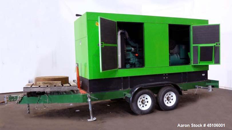 Used GMI/Volvo 350 kW standby portable diesel generator set, SN-1061013. Volvo Penta TAD 1241 GE engine rated 526 hp at 1800 RPM SN-868836. Stamford Newage alternator model 01161859, SN-0135396/02.  ...