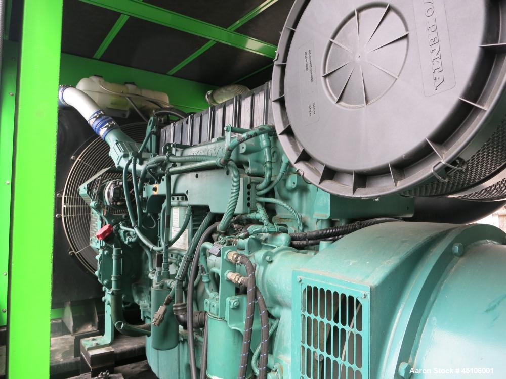 Used GMI/Volvo 350 kW standby portable diesel generator set, SN-1061013. Volvo Penta TAD 1241 GE engine rated 526 hp at 1800 RPM SN-868836. Stamford Newage alternator model 01161859, SN-0135396/02.  ...