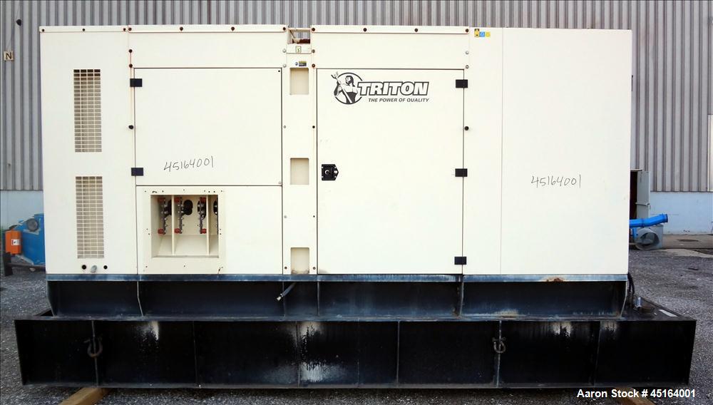 Used Cummins/Triton 380 kW Diesel Generator Set, Cummins Model NTA-855-G3.
