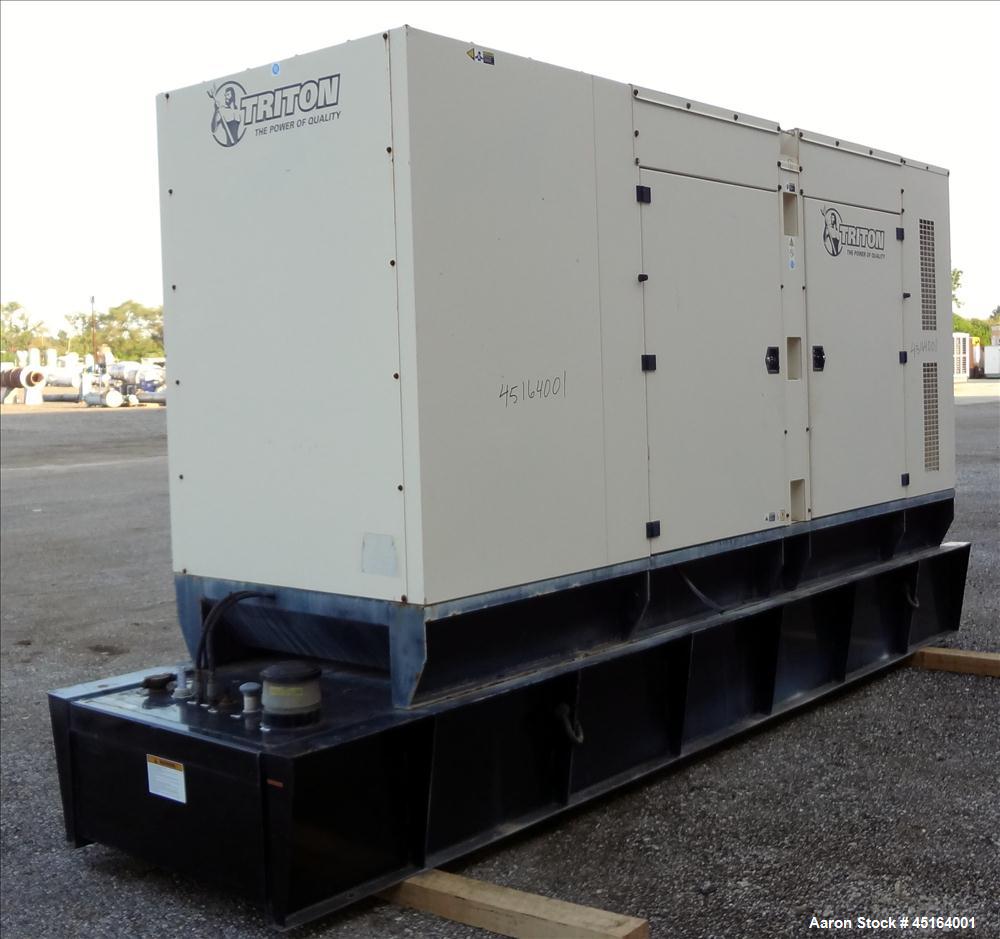 Used Cummins/Triton 380 kW Diesel Generator Set, Cummins Model NTA-855-G3.