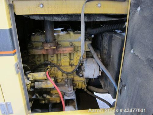 Used Olympian / Generac 20 kW trailered portable diesel generator set, model 94A-04230. 3/60/ 120/240V. 1370 hours. Year 1994.