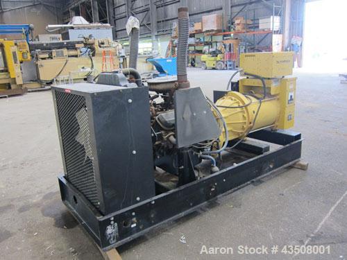 Used Cat / Olympian 100 kW propane fueled generator set, model 96A0749S, SN-2026003. GM 7.4L engine. 3/60/120/208V. (2) 150 Amp main-line circuit breakers. Battery charger. Coolant heater. 42.7 hours...
