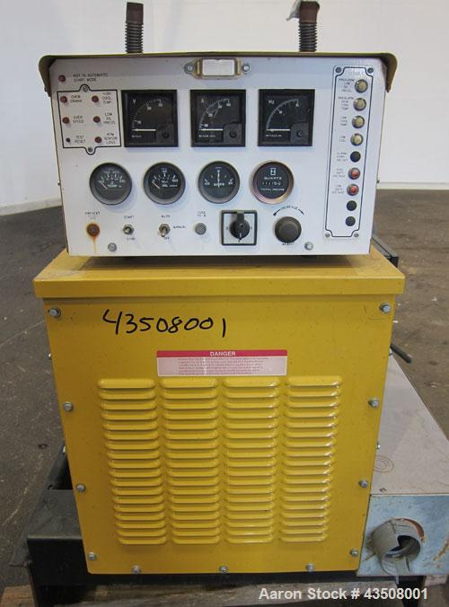 Used Cat / Olympian 100 kW propane fueled generator set, model 96A0749S, SN-2026003. GM 7.4L engine. 3/60/120/208V. (2) 150 Amp main-line circuit breakers. Battery charger. Coolant heater. 42.7 hours...