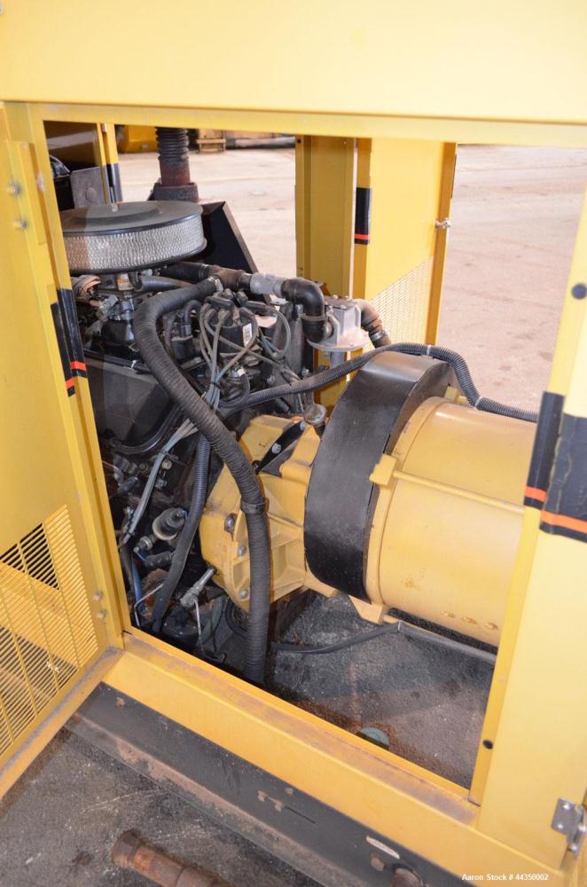 Used CAT / Olympian 100 kW Natural Gas Generator Set, Model 97A02875-S, Serial #2035166. Generac 7.4 liter engine. 3/60/120/208V. 400 Amp main-line circuit breaker. Weather enclosure, 186 hours, year...