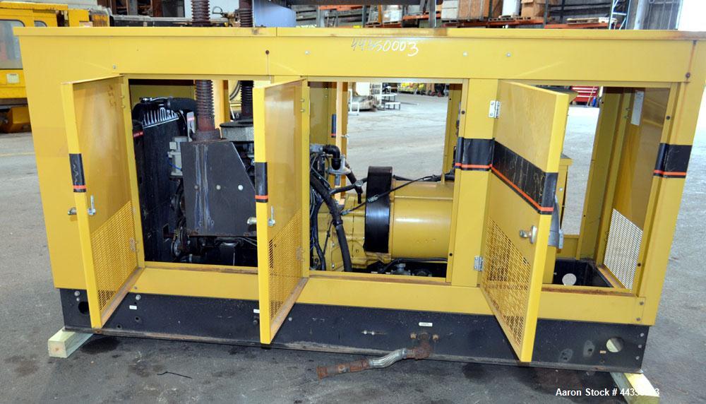 Used CAT / Olympian 100 kW natural gas generator set, model 97A02875-S, SN-2035167. Generac 7.4 L engine. 3/60/120/208V, 12 lead reconnectable to other voltages. 400 Amp main-line circuit breaker. We...
