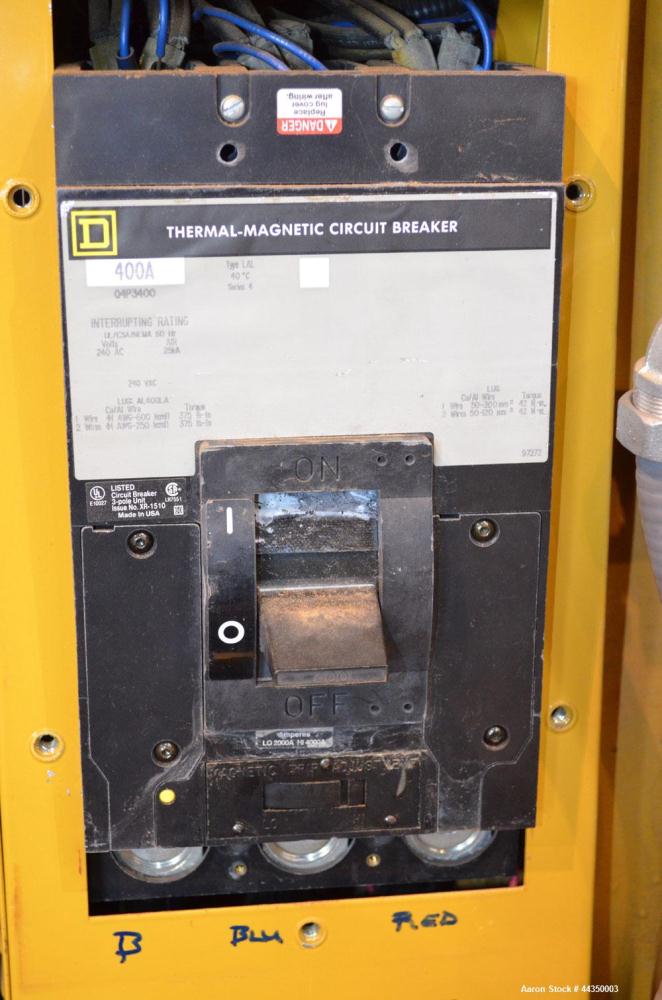 Used CAT / Olympian 100 kW natural gas generator set, model 97A02875-S, SN-2035167. Generac 7.4 L engine. 3/60/120/208V, 12 lead reconnectable to other voltages. 400 Amp main-line circuit breaker. We...
