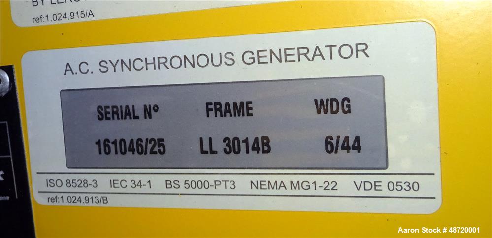 Used Caterpillar / Olympian 100 kW Standby Diesel Generator Set, Model D100P1.