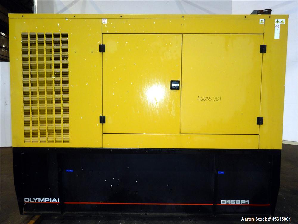 Used Caterpillar / Olympian 150 kW Standby Diesel Generator Set Model D150P1