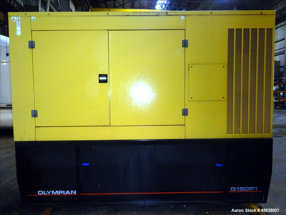 Used Caterpillar / Olympian 150 kW Standby Diesel Generator Set Model D150P1