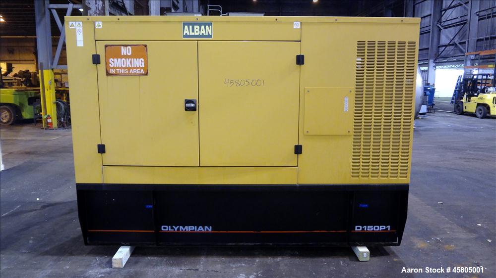 Used Caterpillar / Olympian 150 kW diesel generator set