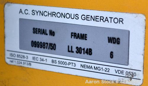 Used CAT / Olympian 100 kW natural gas generator set, model G100F1 SN- E4640A/001. 3/60/120/208V. 400 Amp main-line circuit breaker. Weather Enclosure.195 hours. Year 1999.