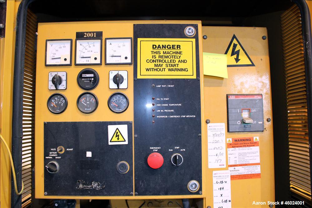 Used Caterpillar / Olympian 100 kW natural gas generator, model G100F1. Ford LS