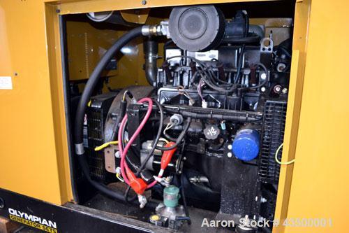 New- CAT / Olympian G20G1 20kW natural gas generator set. GM engine 3.0L rated 50 HP @ 1800 RPM SN-GMW00334. 3/60/277/480V 12 lead re-connectable. Main-line circuit breaker. Weather protective enclos...