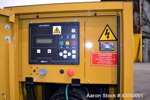 New- CAT / Olympian G20G1 20kW natural gas generator set. GM engine 3.0L rated 50 HP @ 1800 RPM SN-GMW00334. 3/60/277/480V 12 lead re-connectable. Main-line circuit breaker. Weather protective enclos...