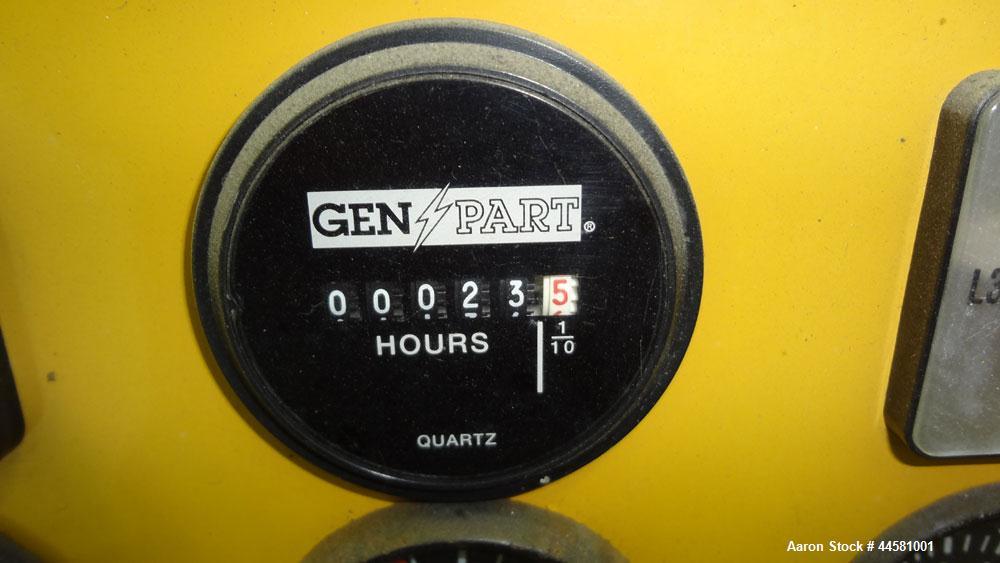 Used CAT / Olympian 70 kW natural gas generator set. Model G75F1, SN-F1729H/001. 3/60/120/208V reconnectable to other voltages. 250 Amp main-line circuit breaker. Muffler ships loose. 25 hrs. Year 20...