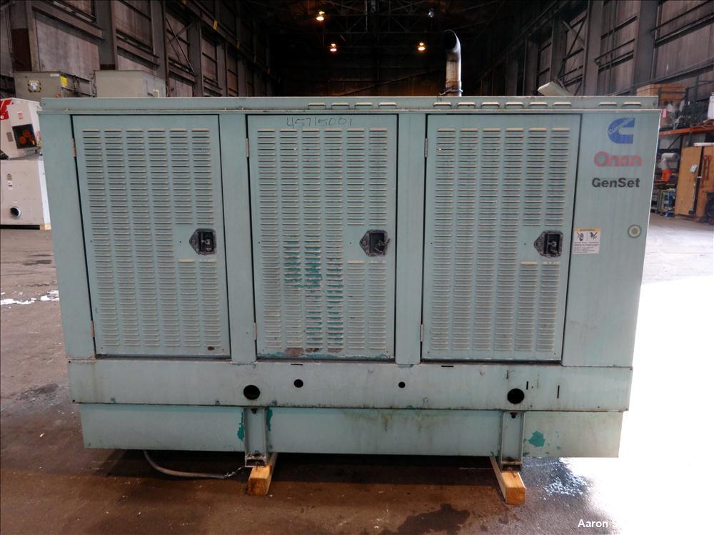 Used Cummins 100 kW standby (90 kW prime) diesel generator set, model 100DGDB,