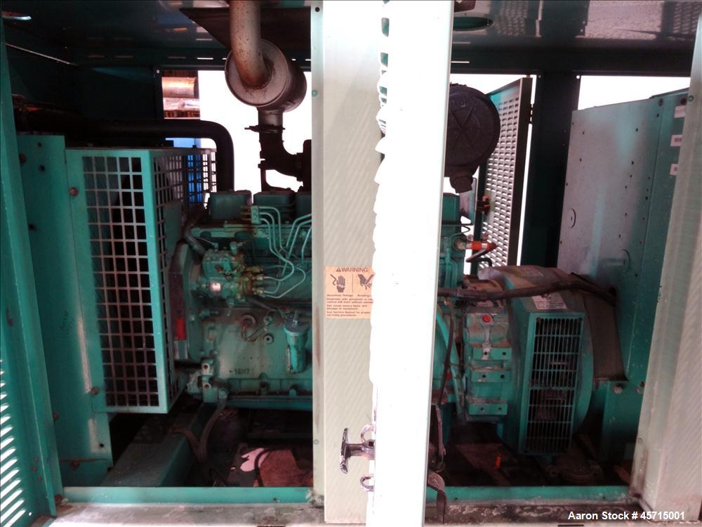 Used Cummins 100 kW standby (90 kW prime) diesel generator set, model 100DGDB,