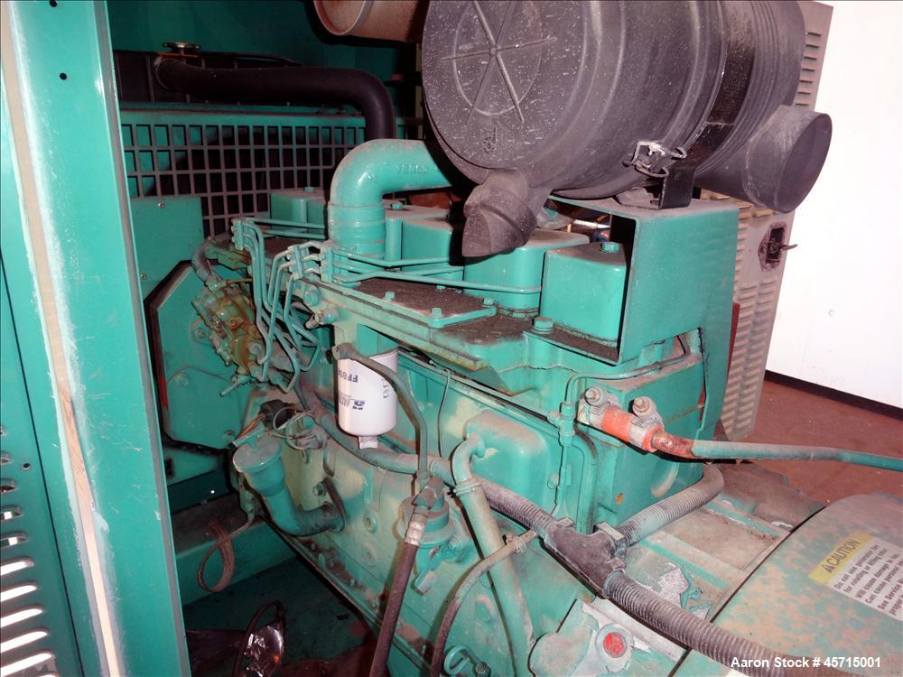 Used Cummins 100 kW standby (90 kW prime) diesel generator set, model 100DGDB,
