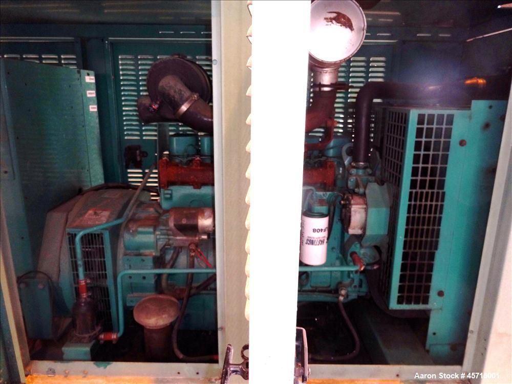Used Cummins 100 kW standby (90 kW prime) diesel generator set, model 100DGDB,