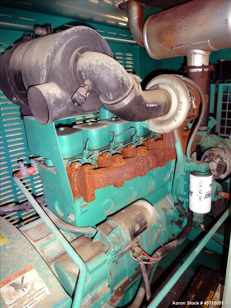 Used Cummins 100 kW standby (90 kW prime) diesel generator set, model 100DGDB,