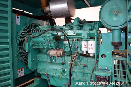 Used Cummins Onan 125 kW diesel generator set.Cummins model 125DGEA SN0B960598871.Cummins 6CT8.3-G engine rated 207 HP at 1800 RPM SN-45310956. 3/60/277/480V. 225 Amp main-line circuit breaker. Weath...