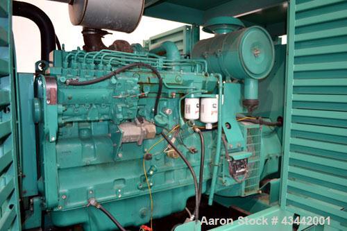 Used Cummins Onan 125 kW diesel generator set.Cummins model 125DGEA SN0B960598871.Cummins 6CT8.3-G engine rated 207 HP at 1800 RPM SN-45310956. 3/60/277/480V. 225 Amp main-line circuit breaker. Weath...