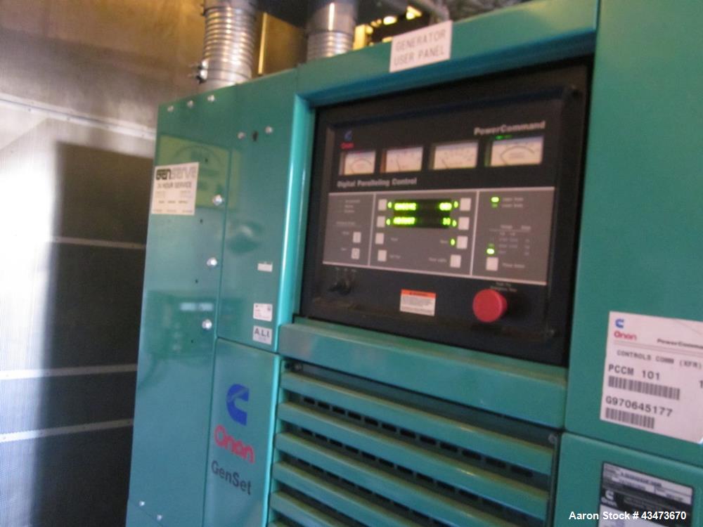 Used Cummins 1500 kW diesel generator model 1500DFMB. Cummins KTTA50-G2 engine