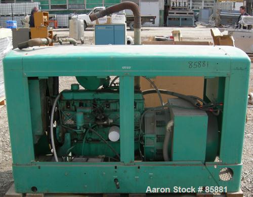 USED: Onan 45 kW natural gas generator set, model 45 OEM 15R/19096M, serial #H780353721. 1573 total hours.