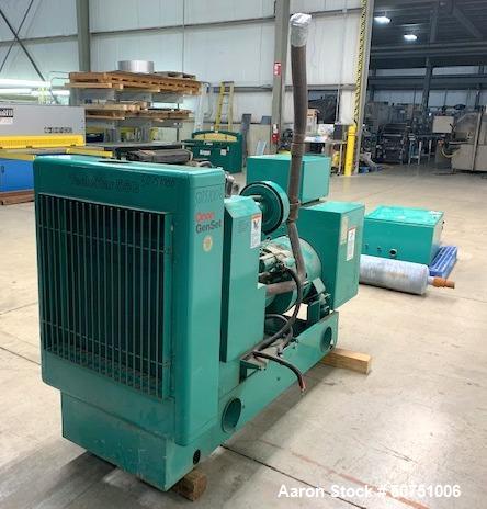 Used Onan Natural 55 KW Gas Generator. Model 55SKBL291838
