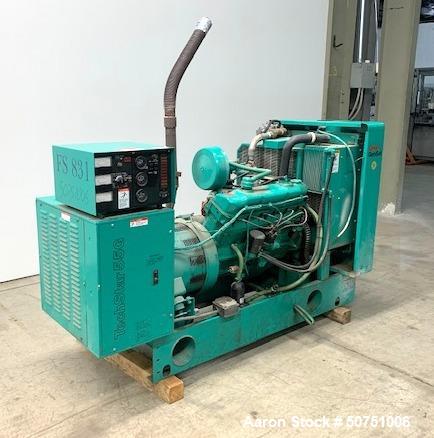 Used Onan Natural 55 KW Gas Generator. Model 55SKBL291838