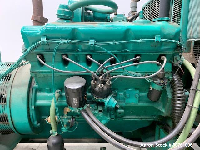 Used- Onan Natural 55 KW Gas Generator. Model 55SKBL291838