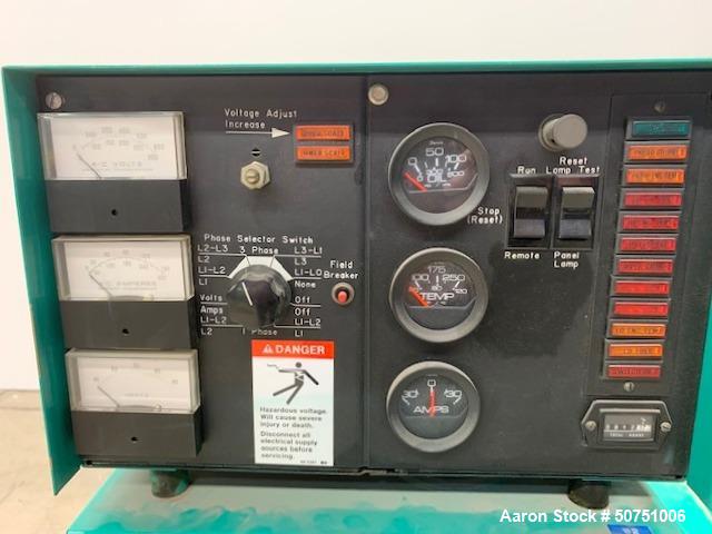 Used Onan Natural 55 KW Gas Generator. Model 55SKBL291838