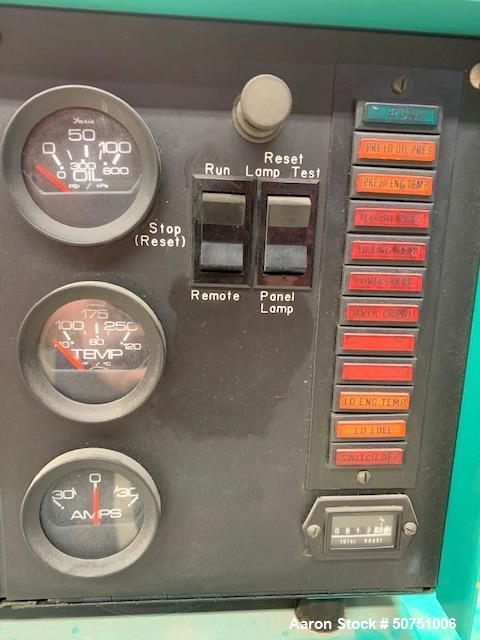 Used Onan Natural 55 KW Gas Generator. Model 55SKBL291838