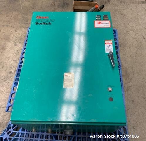 Used Onan Natural 55 KW Gas Generator. Model 55SKBL291838