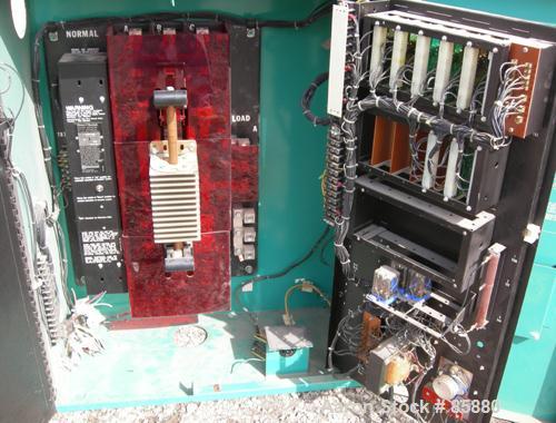 Used Onan 60 KW Natural Gas Generator Set, Model 60 OEN-15/30100D, 3/60/277/480 Volt, 1800 RPM (can be wired 1/120/240 Volt). Mounted on a carbon steel frame. 1716 hours.