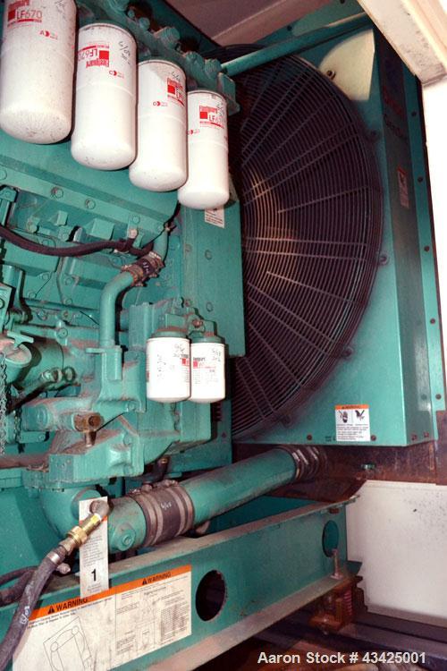 Used Cummins 750 kW standby / 680 kW prime diesel generator set.. Cummins model 750DFHA SN-K970658005. Cummins QST30-G2 engine rated 1200 HP at 1800 RPM SN-37178092. 3/60/277-480V. PowerCommand digit...
