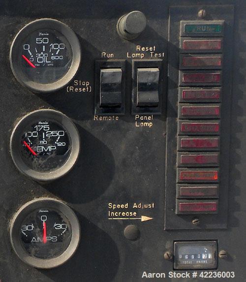 Used Cummins / Onan 80 kW standby diesel generator set, rated 58kW as single phase. Set model number 80DGDAL30481M, SN-A890201023,Cummins enginemodel 3597 SN-44324308 rated 135HP @ 1800RPM. gen 1/60/...