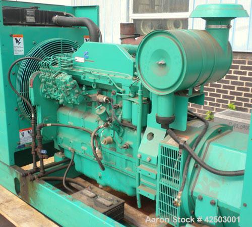 Used- Cummins / Onan 175 KW standby / 160 KW prime diesel generator set, model DGFB, serial #A960596178. Cummins 6CTA8.3-G2 ...