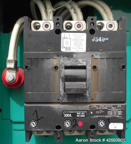 Used Cummins / Onan 175 KW standby / 160 KW prime diesel generator set, model DGFB, serial #A960596178. Cummins 6CTA8.3-G2 engine, serial #45291041, rated 277 hp @ 1800 rpm, turbocharged and aftercoo...