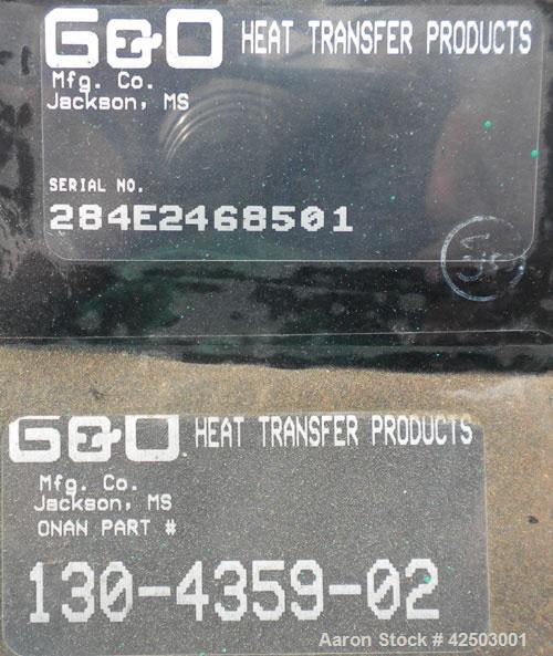 Used Cummins / Onan 175 KW standby / 160 KW prime diesel generator set, model DGFB, serial #A960596178. Cummins 6CTA8.3-G2 engine, serial #45291041, rated 277 hp @ 1800 rpm, turbocharged and aftercoo...