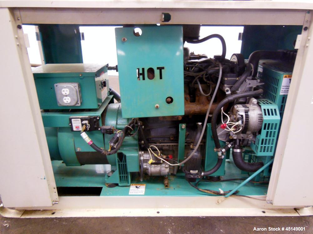 Used Cummins Onan 20kW RS 20000 natural gas generator set, model 20GGDB-4378, SN-G040675187. Ford LRG425 engine, SN-1309583. 1/60/240V. Weather enclosure. 135 hours. Yr 2004. Passed load test 6/27/13