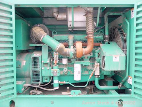 Used Cummins 230 kW standby (210 kW prime) diesel generator set, model DFAB-5563454, serial #G020390034. Cummins LTA10-G1 rated 380 hp @ 1800 rpm, serial #35062709. 3/60/277-480V with PMG. (3) Circui...